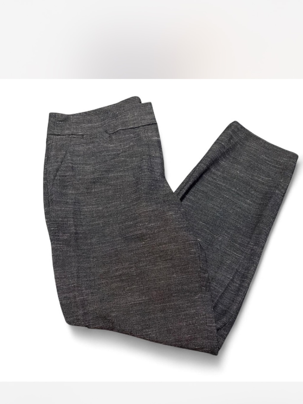 Ann Taylor Loft Marisa Gray Slim Ankle Dress Pants - Picture 4 of 8